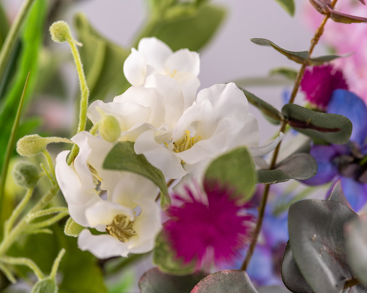 Pflanzenglanz® Premium künstlicher Blumenstrauß "Turmalin" - Made in Germany