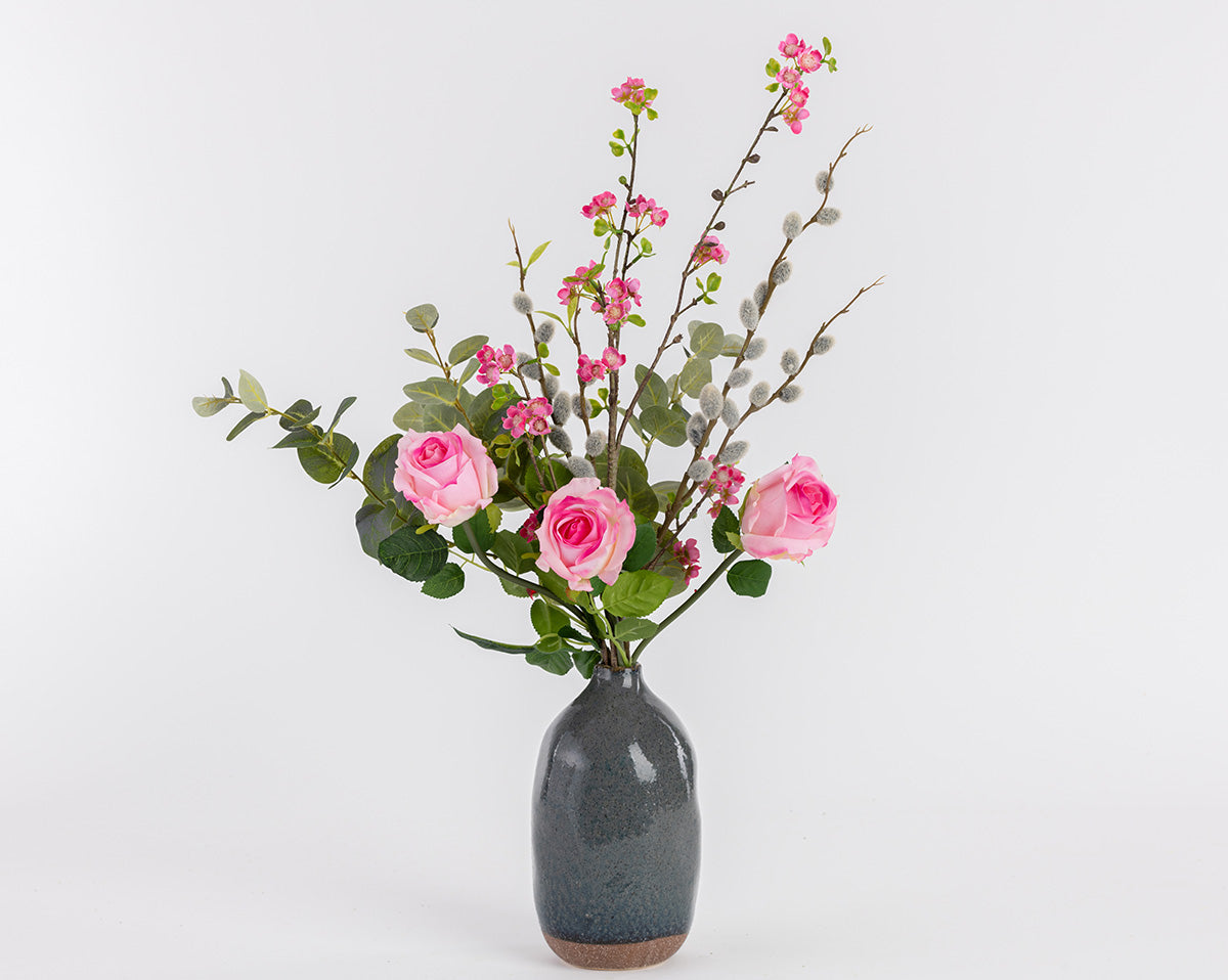 Pflanzenglanz® künstlicher Blumenstrauß "Karneol" - Made in Germany